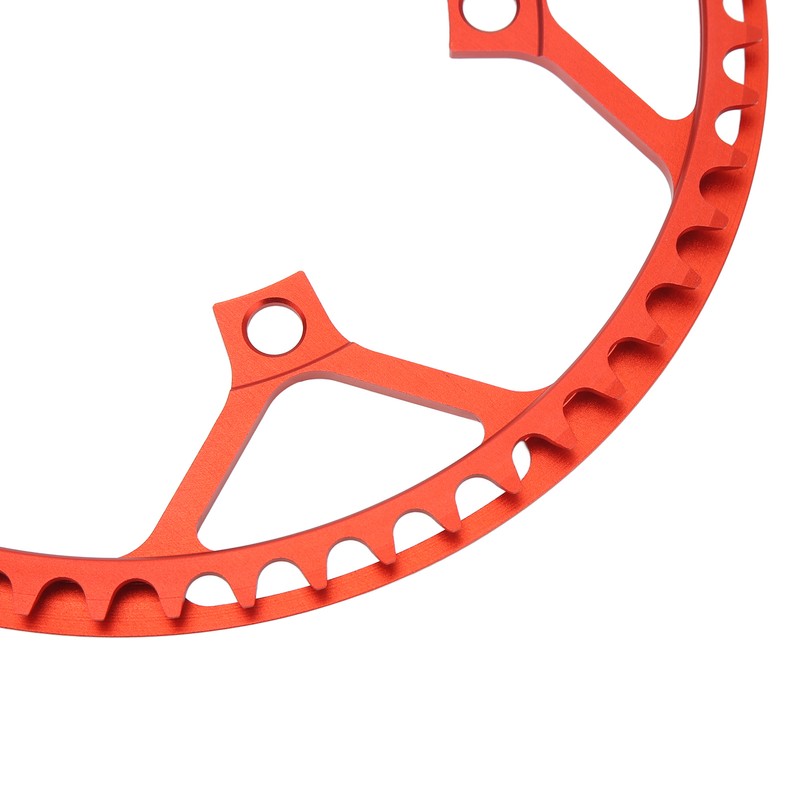 Bike Chainring 56T 130BCD Red Aluminum Alloy Lightweight Folding Bike