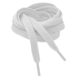 Kilter Flat Trainer Shoelaces - Arctic White - 160 cm - 63 inch (1 Pair)