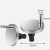 2 PCS Toilet Seat Hinge Fixings, Quick Release Toilet Seat