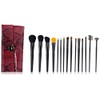 Crown Brush 15 Piece Pro with Designer Case Brush Set,