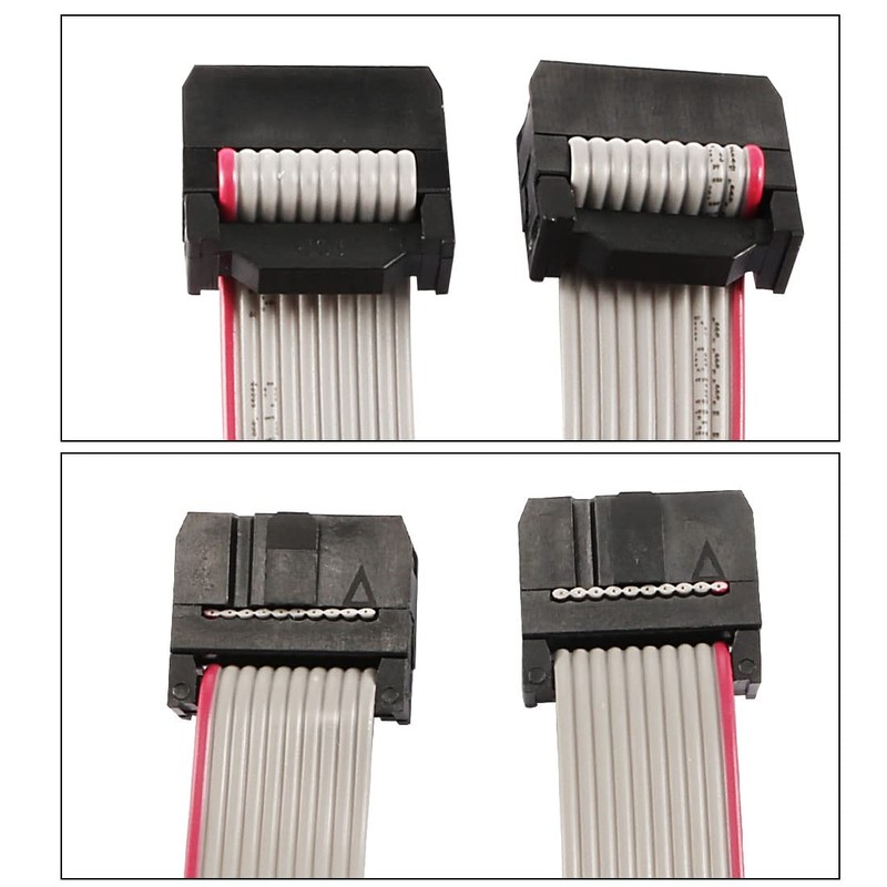 sourcing map 2.54mm Pitch 2 Row 10 Pins Female to