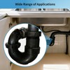 Lesso ABS Adjustable P Trap1 1/2 Inch for RV Drain