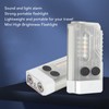 EDC Flashlight Sound Light Warning 365nm Purple Light 1000 LM