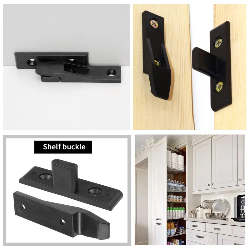 YINETTECH 10 Sets Kitchen Cabinet Plinth Connector Brackets Suspension Fitting