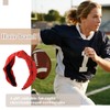 Rugby Football Headbands for Women Girls Red Head Bands for