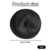 AYNKH Hair Bun, Donut Style, Artificial Round Wig for Ballet