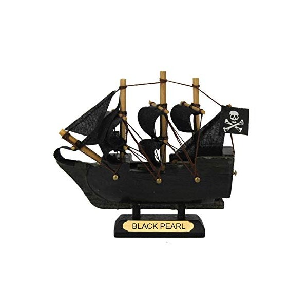 Hampton Nautical Black Pearl Pirates of The Caribbean Piratenschiff, Modell,
