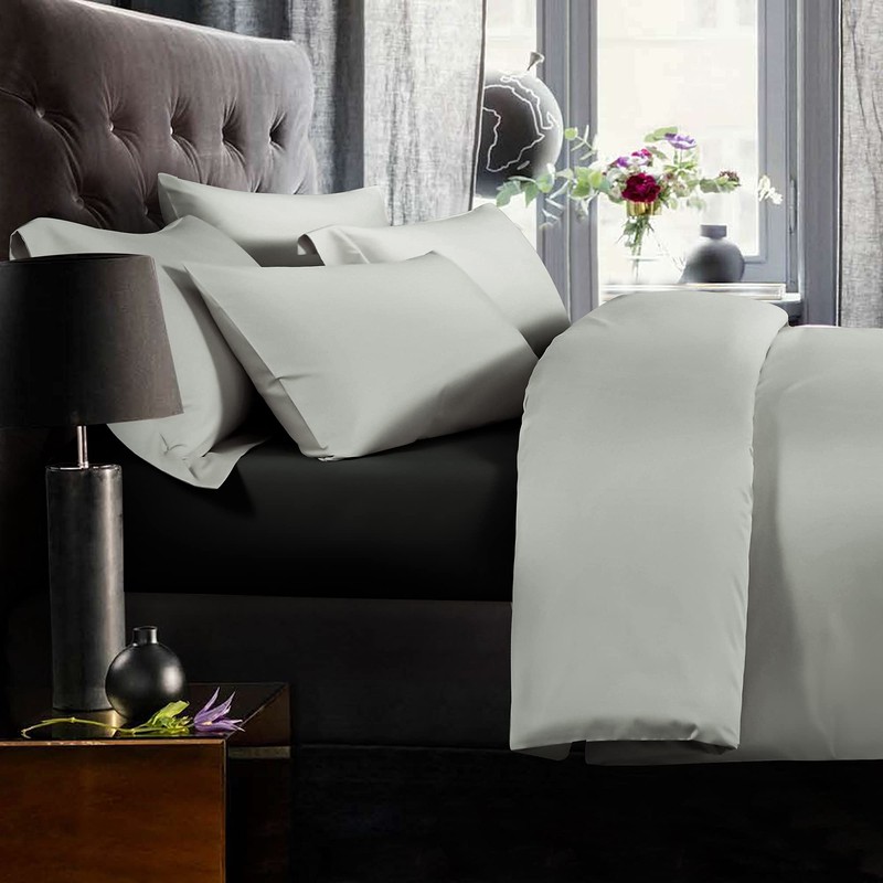 NTBAY 500 Thread Count 100% Egyptian Cotton Single Fitted Sheet,