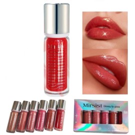 Mirsist Sexy Plump Lip Glow Oil Crystal Jelly-6pcs