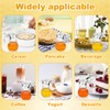 2Pcs 8oz Syrup Dispenser Honey Pot Glass Honey Dispenser Jar,