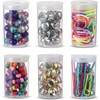 35mm Caliber Plastic Film Canisters -20pc (Clear)