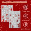 Christmas Nail Stickers Decals for Women Girls, 4 Sheets with