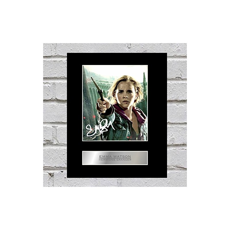 Emma Watson Signed Mounted Photo Display Hermione Grange