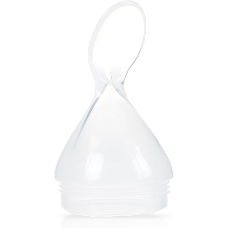 Nuby, Cuchara Papillera de Silicón Squeeze Feeder, Rosa