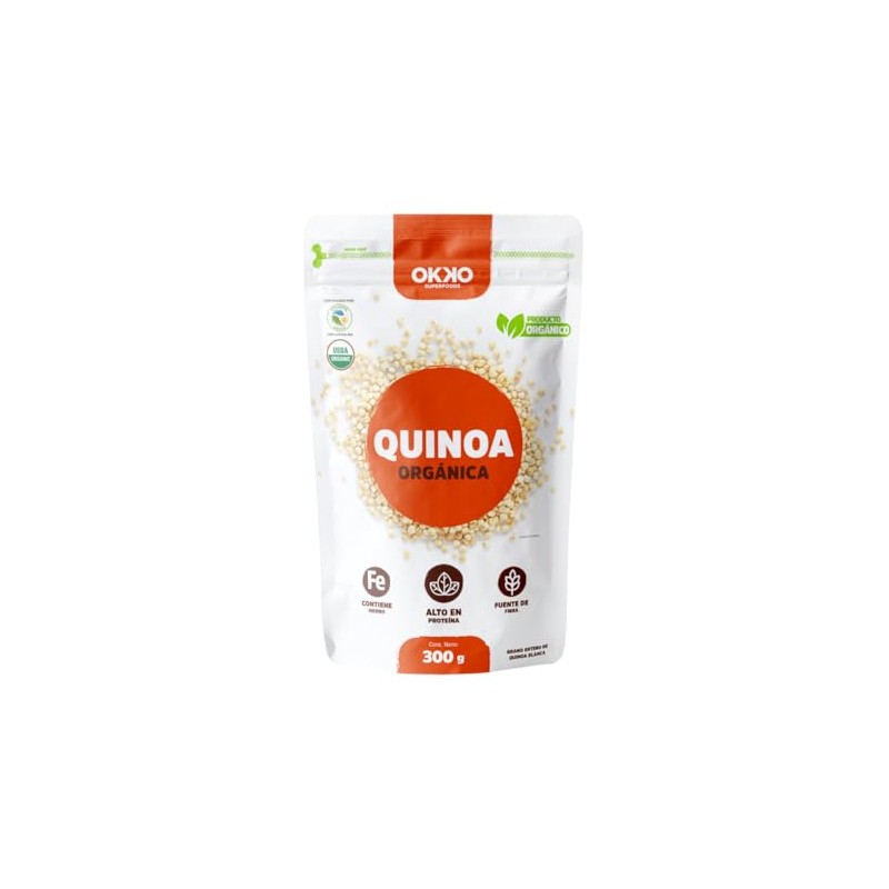 OKKO Quinoa Blanca Orgánica, 300 g