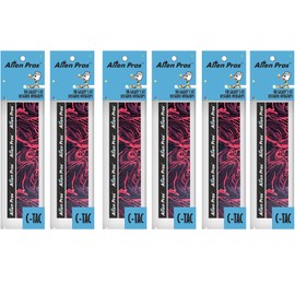 Alien Pros Cinta de Agarre para Raqueta de Tenis (6 empuñaduras) - TAC Moisture Feel Tennis Grip - Tennis Overgrip Grip Tape Raqueta de Tenis - Envuelve tu Raqueta para un Alto Rendimiento