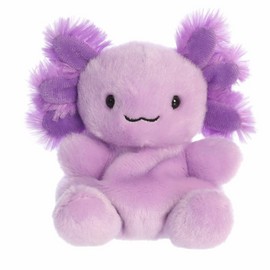 Aurora® Adorable Palm Pals™ Xavier Purple Axolotl™ Stuffed Animal - Fun Collectible Plush for Kids and Adult Collectors - Perfect for Decorating Rooms and Birthday Gifts - Purple 5 Inches