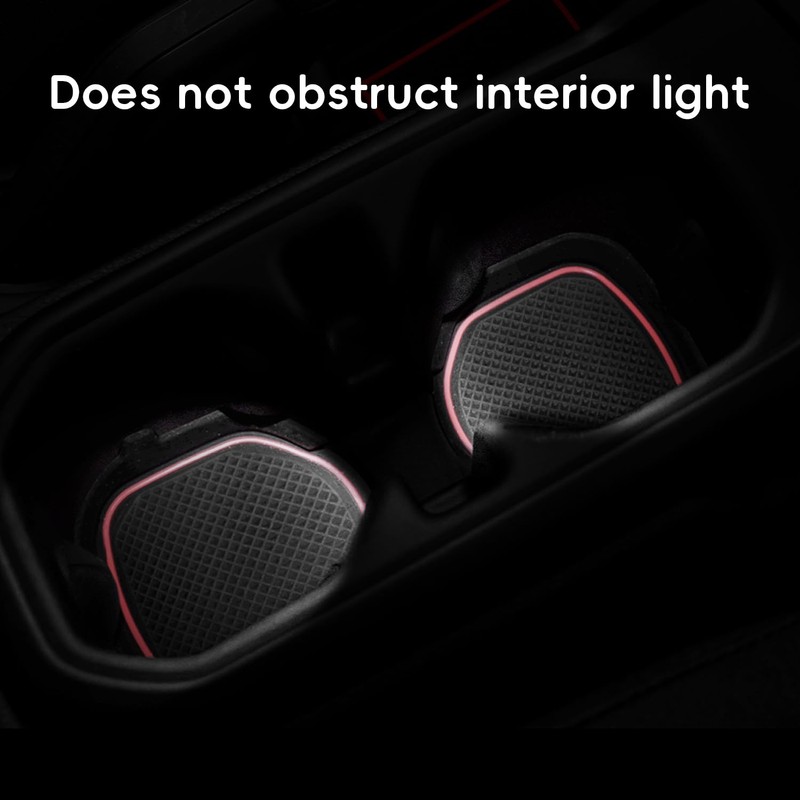 Auovo Auto Cup Holder Inserts Coaster Fit for 2020-2026 Wrangler
