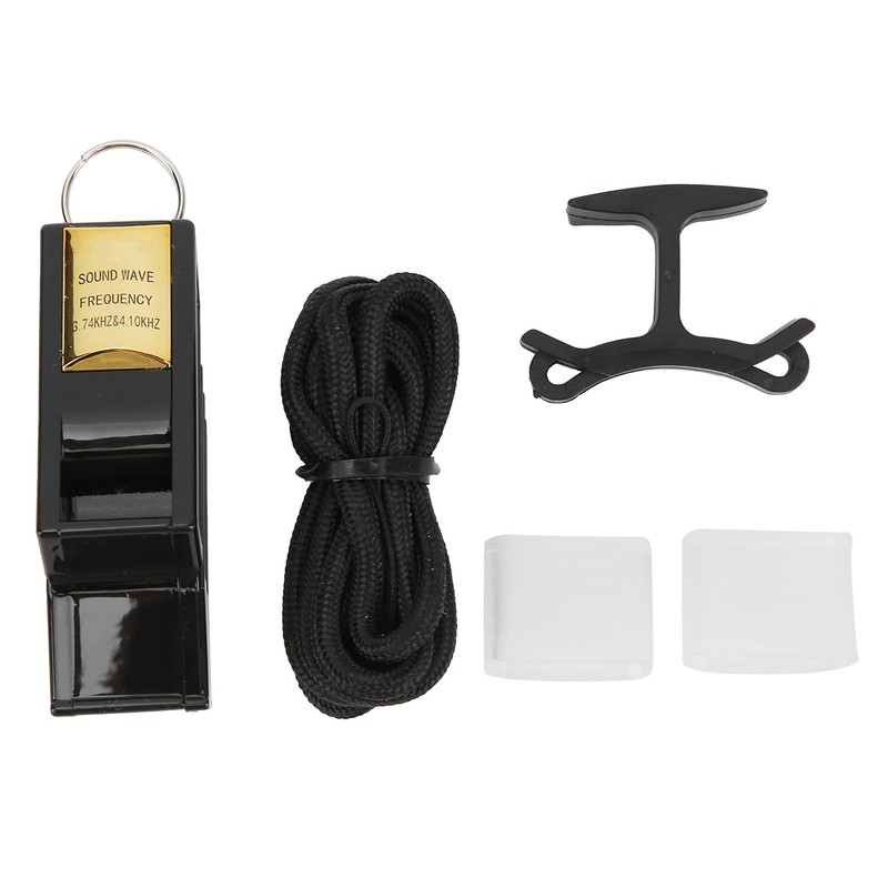 SPYMINNPOO Gold Black High Frequency Referee Whistle Without Core