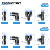 TAILONZ PNEUMATIC 1/4 Inch OD/6MM OD Push to Connect Fittings