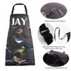 MBMSO Jay Bird Apron Bird Gifts for Bird Lovers Bird