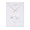 LUUK LIFESTYLE Necklace with Pendant, Waterproof Stainless Steel Chain, Elegant