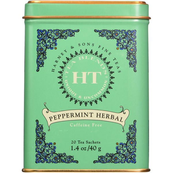 Harney & Sons Peppermint Herbal Tin, 20 Count