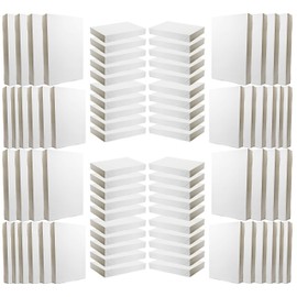 Set of 80 Plain White Gift Boxes in 3 Different Sizes - 2 Large 17x11x2.5-3 Medium 14.5x9.43x1.87-5 Small 10.625x7.75x1.16 - Great for Any Holiday! Simple and Easy Gift Giving! (80)