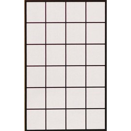 Asahipen Shoji Shōji Shōji Shōji Paper, Plain, 9.8 inches (25 cm) x 8.9 ft (22.5 m), Half Paper