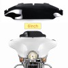 Protek 6" Black Windscreen Windshield for 1996-2013 HarleyTouring Electra Street