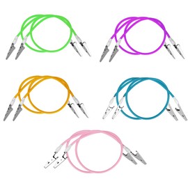 Dental Bib Napkin Holder Clips, YOUYA DENTAL 10pcs Autoclavable Dental Chain Napkin Fixing Clip Flexible Bib Clip Dental Bib Clasp Holder Lanyard Elderly Adult Bib Clip Neck Strap -Silicone