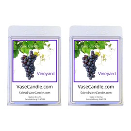 Vineyard Vase Candle - A wonderful aroma of fresh grapes. (Wax Melts)