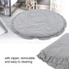 Baby Play Mat Round Shape Carpet Soft Cotton Decoration Crawling