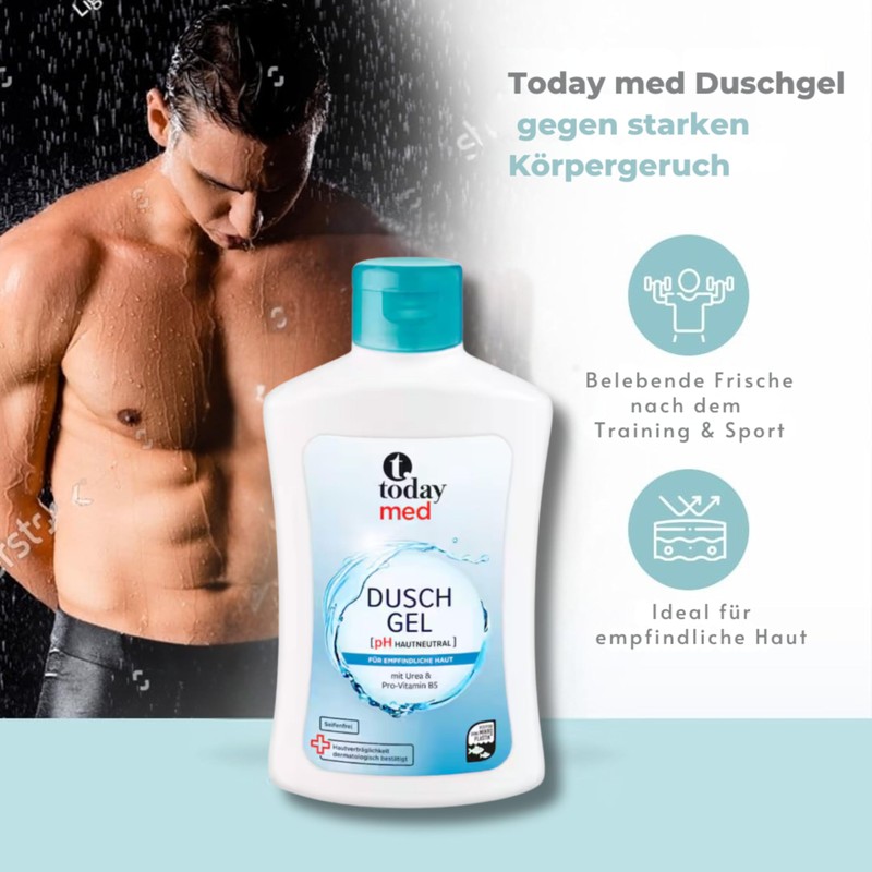Duschgel pH-hautneutral 500 ml – Mit Urea & Provitamin B5 –
