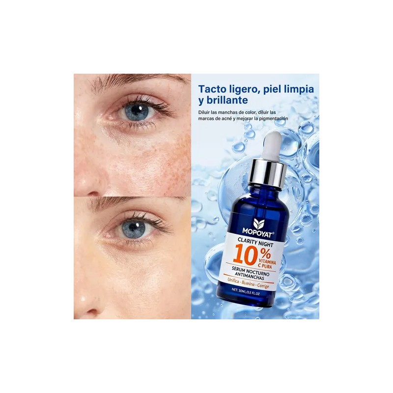 2pcs Sérum Noche Antimanchas Con Vitamina C Pura, 30ml