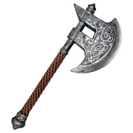 LOOYAR PU Viking Dragon Axe Weapon for Warrior Costume Decoration