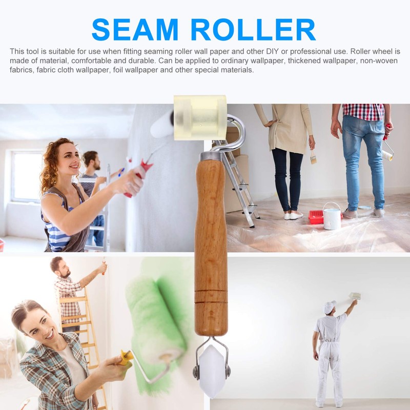 ORFOFE Roller Wheel Set Construction Tool PU Roller for Wallpaper