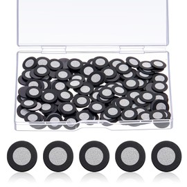 Kingdder Kingdder 200 Pcs 3D Magnetic Tracking Dot for Scanner Scanning Reference Point Marker Diffuse Reflection Positioning Targets for 3D Scanning (Inner 6.0 mm Outer 10 mm)