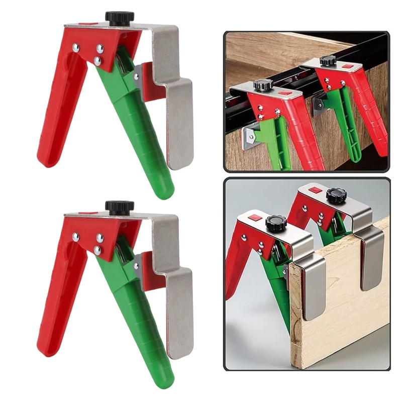 Drawer Front Installation Clamps, Adjustable Drawer Panel Installation Fixing, Cabinet