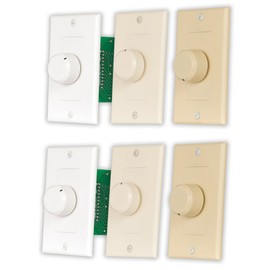 Acoustic Audio AAVCD3C Speaker Volume Control 3 Color White Ivory Almond 2 Pack