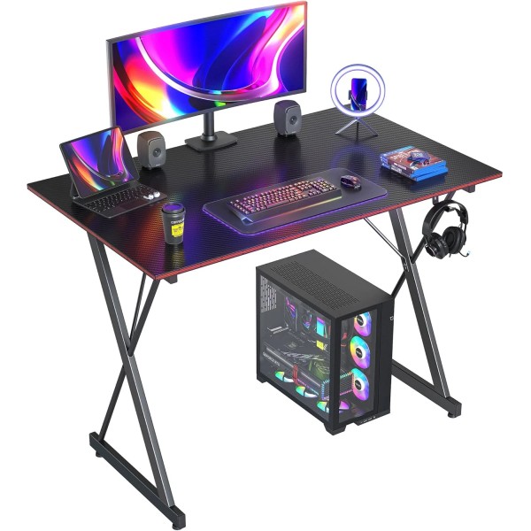 Gaming Desk 32 Inch PC Computer Desk, Home Office Desk