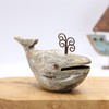 Nautical Wooden Whale Fish Decor Rustic Ocean Sea Beach Themed