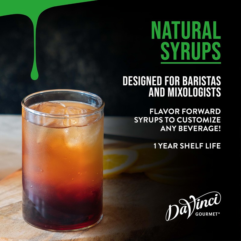 DaVinci Gourmet Naturals Turkish Hazelnut Syrup, 25.4 Fluid Ounces (Pack