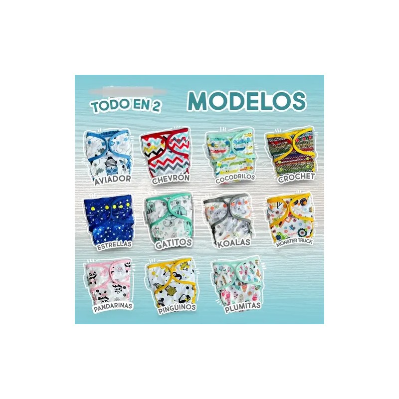 Pañales Ecológicos Unitalla Ecobebé T2 | 3 Pack