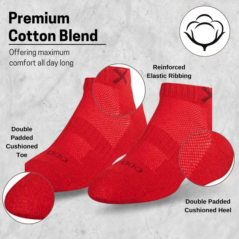 Odd Sox Basix - Calcetines tobilleros para hombres y mujeres,