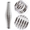SYCOOVEN 4 Pcs BBQ Spring Handle, Stainless Steel Smoker Handle