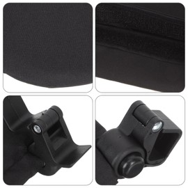 Toddmomy Baby Pushchair Stroller Footrest Extension Foot Pedal Stroller Leg Rest Pram Foot Support Board Detachable Infant Pram Footboard Portable Seat Extension Board for Stroller Push Car