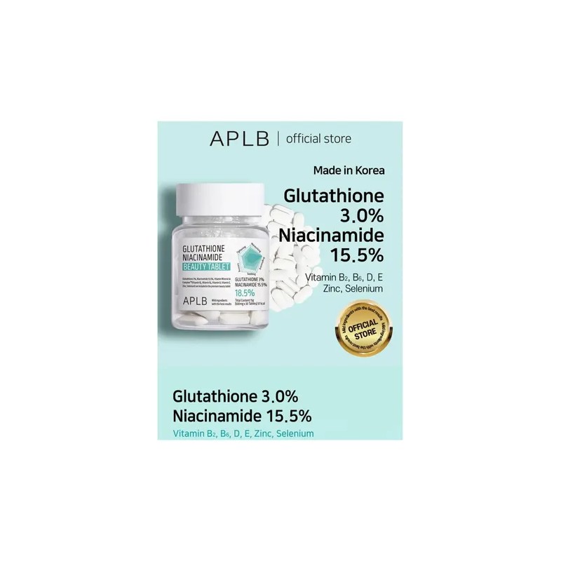 Aplb Glutatión Niacinamida Beauty 30 Tablet