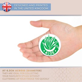 Destination Vinyl ltd Magnet for Refrigerator, Fridge - Aloe Vera Beauty Skincare for Office, Cabinet and Whiteboard, Magnetic Stickers, 4226