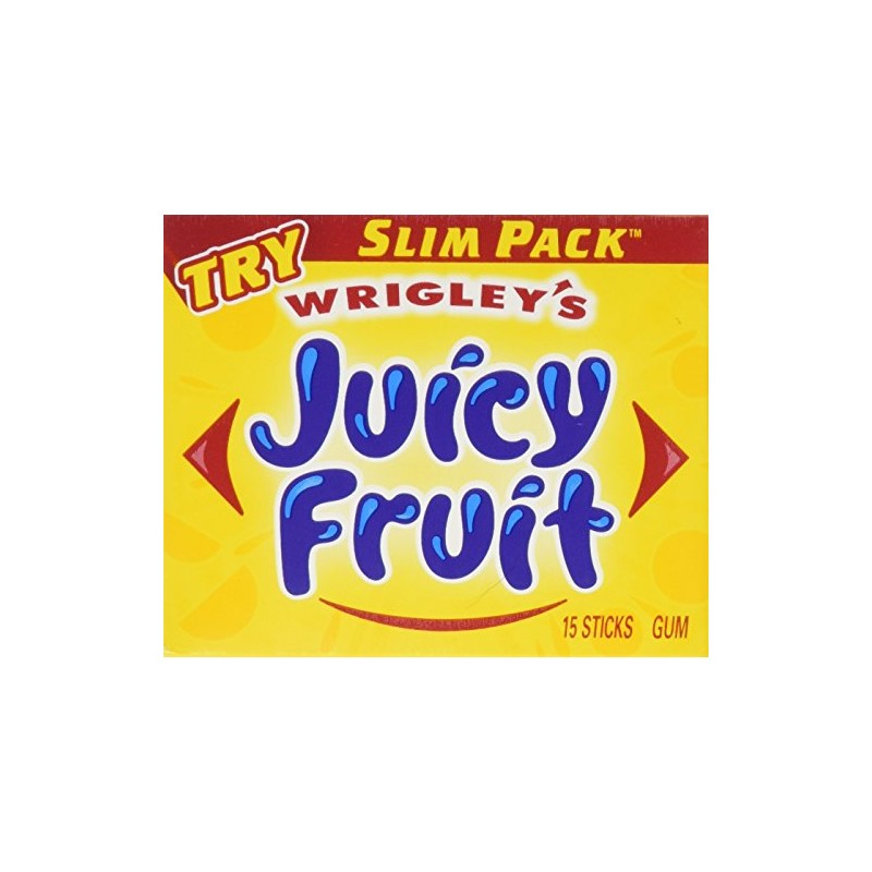 Wrigley's Juicy Fruit Slim Pack, 14 Ounce